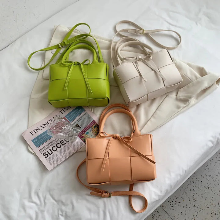 Petit sac à bandoulière à effet tressé pour femme - Lía