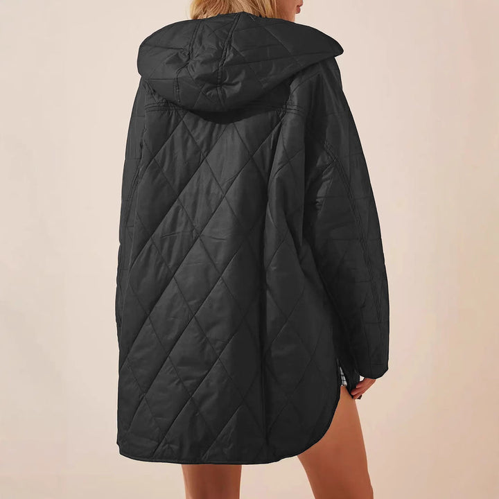 Veste à capuche effet matelassé pour femme - Yvianne