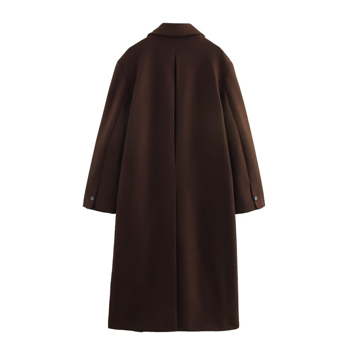 Manteau de créateur à coupe large pour femme - Alviane