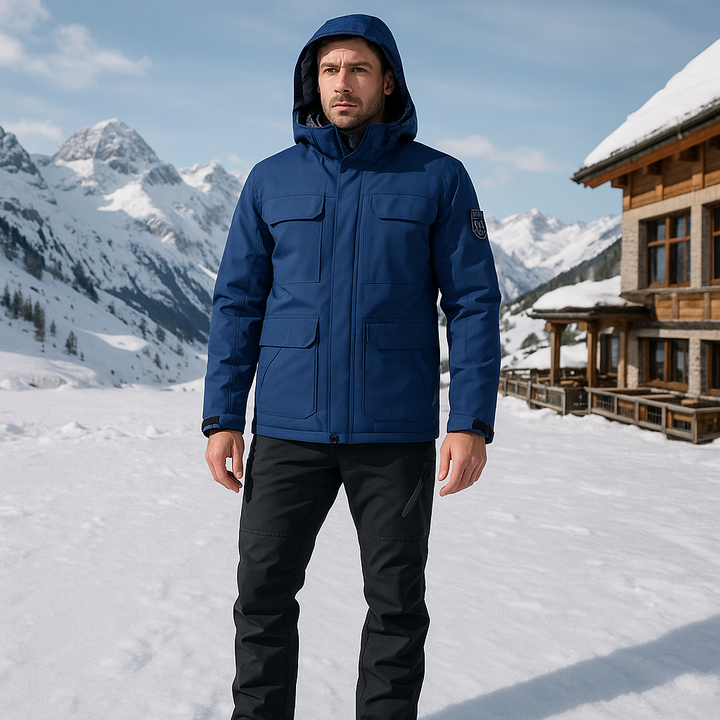 Veste de ski imperméable et coupe-vent pour homme - Frostmark