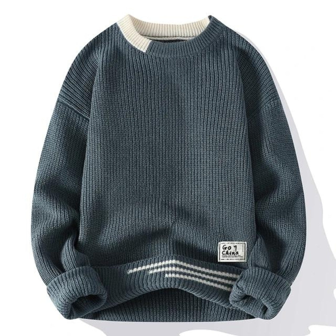 Pull en maille douce pour hommes