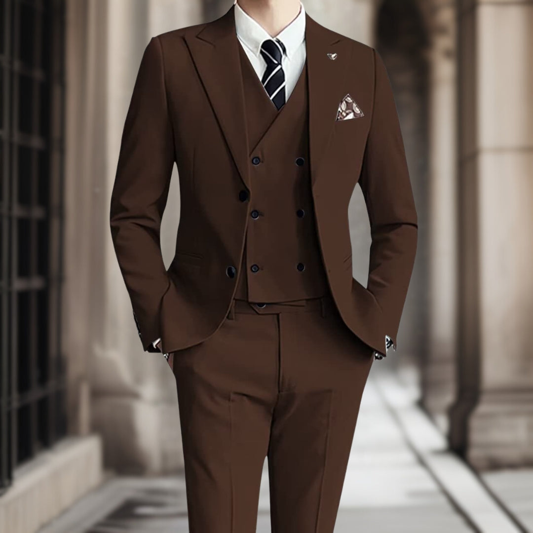 Paolo - Costume de mariage élégant ensemble 3 pièces