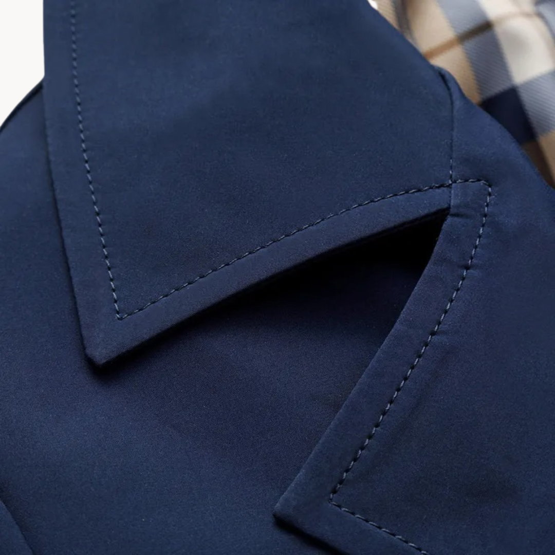 Herman - trench-coat design résistant et coupe-vent pour homme