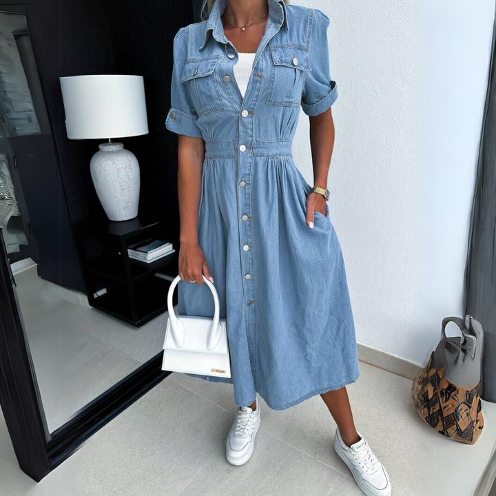 Alissa - Robe en jean tendance pour femme