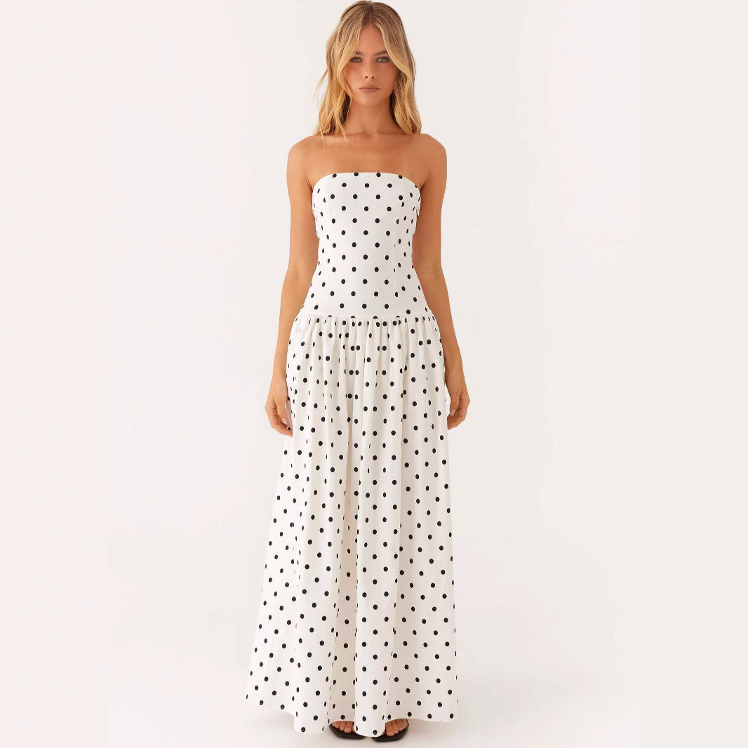 Robe longue imprimée pour femmes - Selene