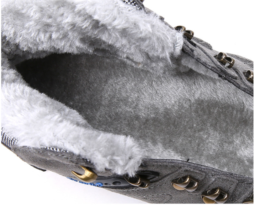 Chaussures de randonnée pour hommes avec semelle de traction et doublure thermique - Roland