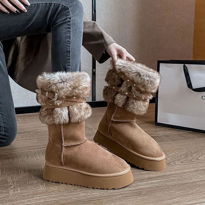 Bottes d'hiver pour femmes avec effet enveloppant - Senaira