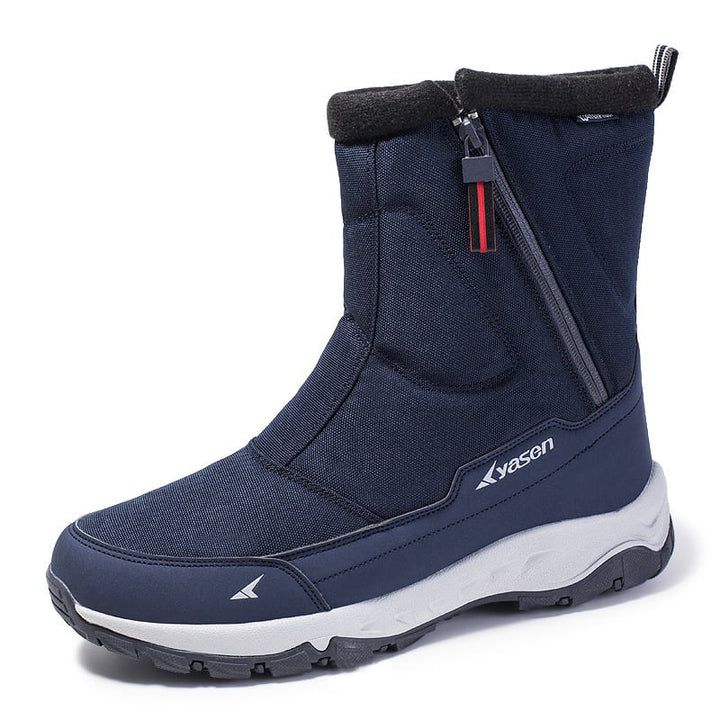 Bottes imperméables pour hommes avec fermeture éclair latérale et semelle antidérapante - Rayan