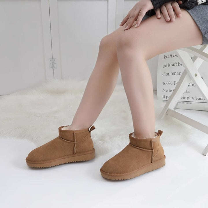 Bottines d'hiver pour femmes en daim avec doublure intérieure - Sophia