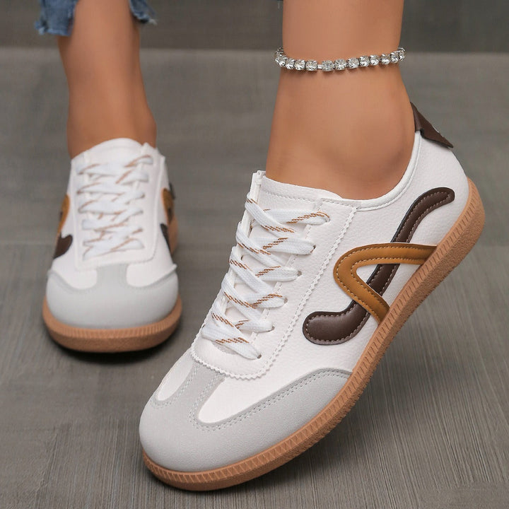 Baskets plates d'entraînement de style rétro pour femmes - Daniela