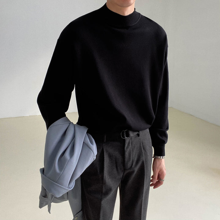 Pull homme en maille unie - Renwald