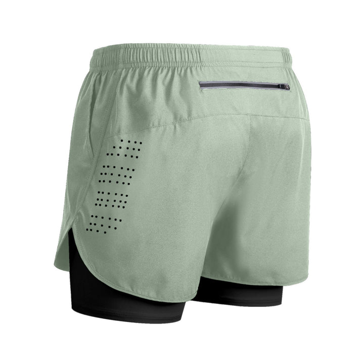 Short de sport Dry fit double couche intérieure - Bjarn