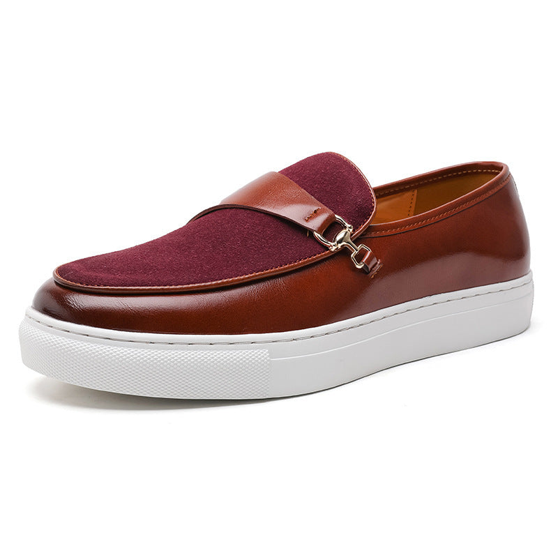 Hommes Slip-on Chaussures en cuir Casual - Jonas