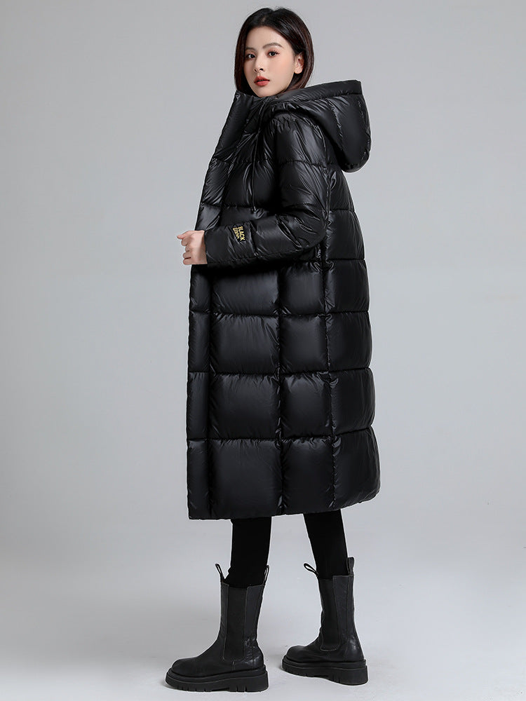 Veste longue à effet matelassé pour femmes - Eryndel