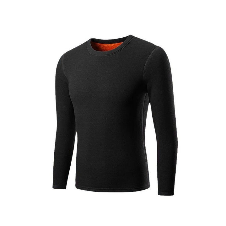T-shirt thermique pour hommes avec doublure en polaire - Arvion