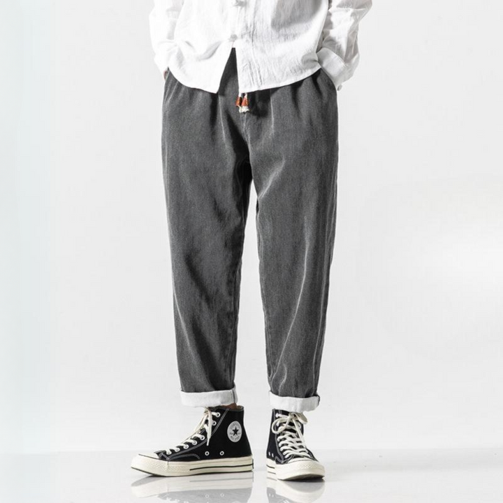 Pantalon large en denim pour hommes - Enzo