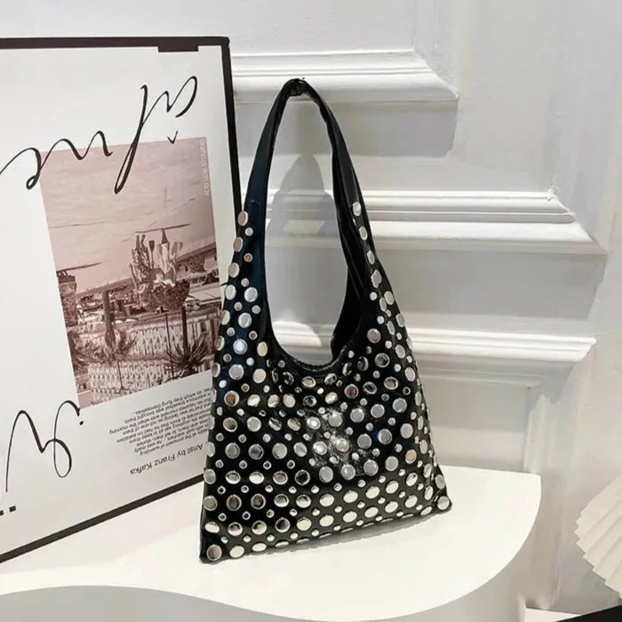 Sac à bandoulière avec détails métalliques - Mariela