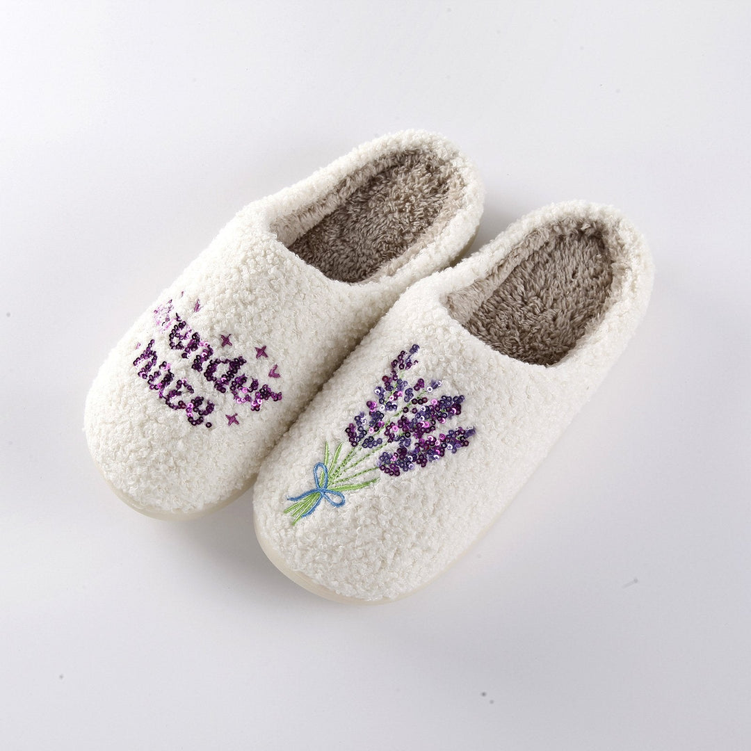 Chaussons brodés pour femmes - Auralyn