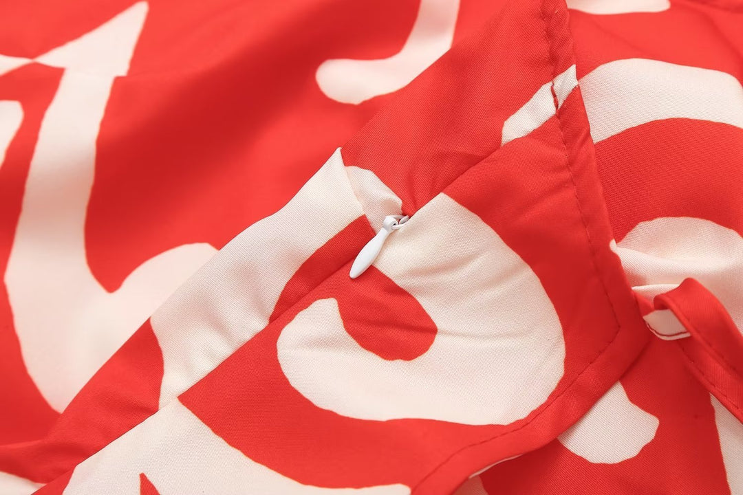 Robe en tissu à imprimé floral pour femmes - Kaja