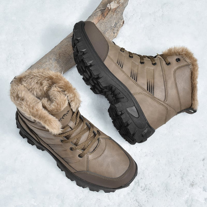 Chaussures d'alpinisme pour hommes avec doublure polaire - Draeven