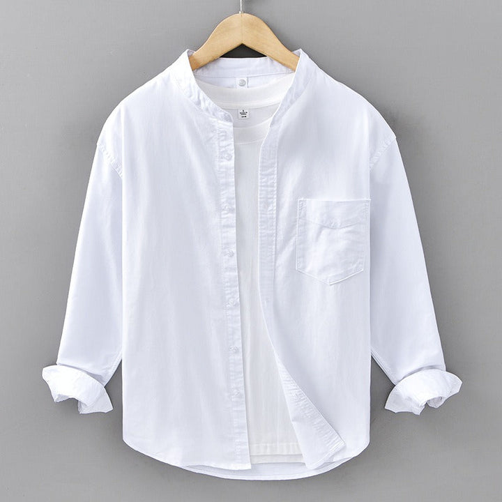 Chemise ample en coton lavé pour hommes - Elias