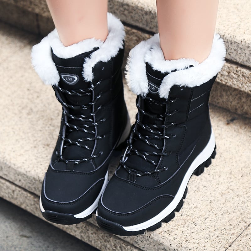 Bottes de neige pour femmes avec doublure et semelle antidérapante - Ana