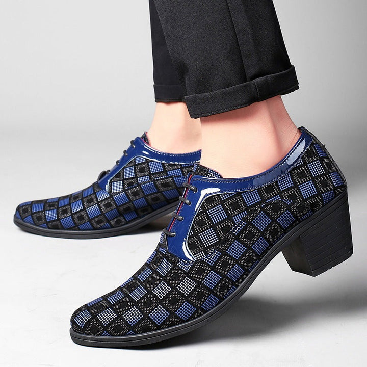 Chaussures pour homme talon bloc pointu - Enric