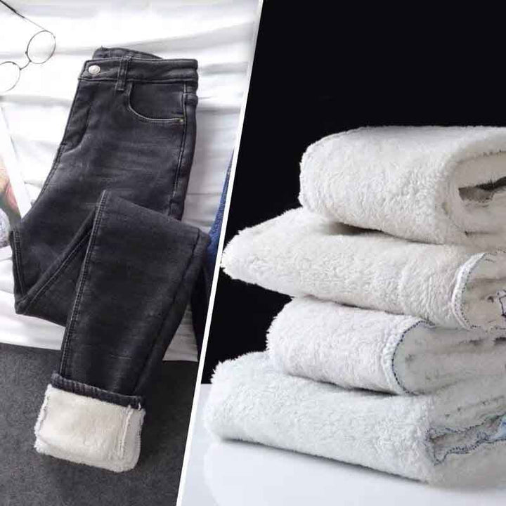 Pantalon thermique effet denim pour femme - Sylverine