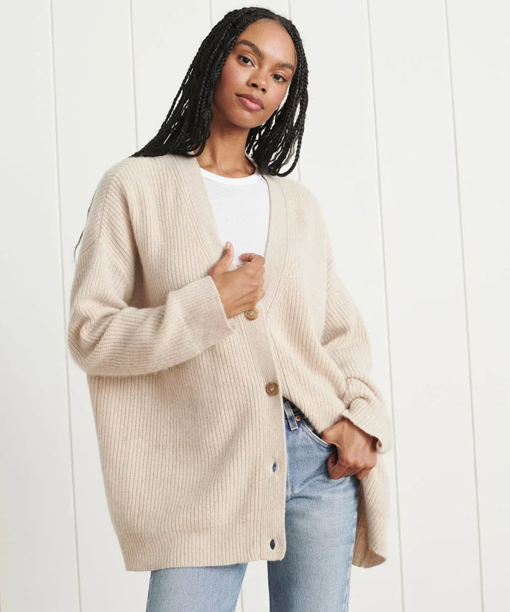 Cora - Magnifique cardigan à col en V