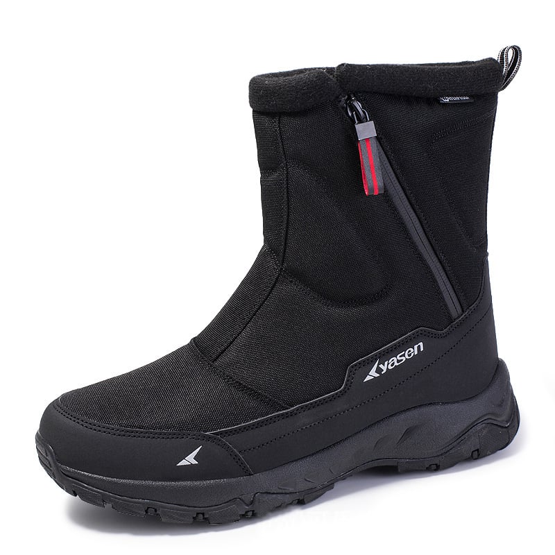 Bottes imperméables pour hommes avec fermeture éclair latérale et semelle antidérapante - Rayan