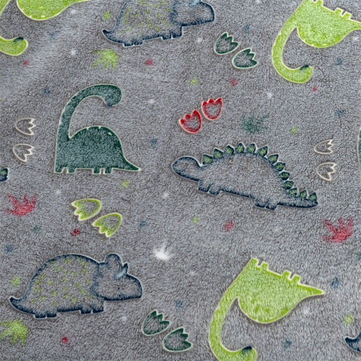 Couverture pour enfants en flanelle Dinosaures
