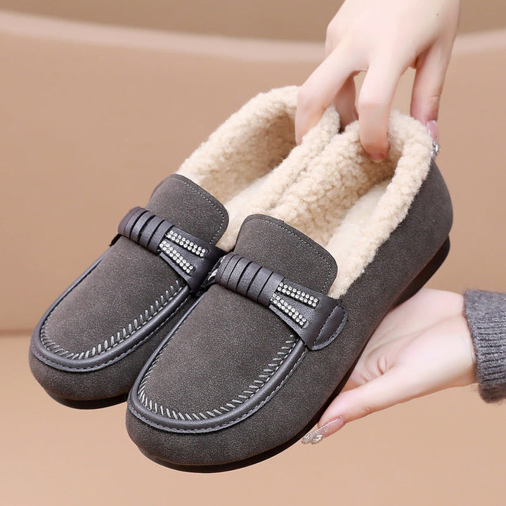 Mocassins pour femmes avec doublure chaude pour l'automne - Mirie