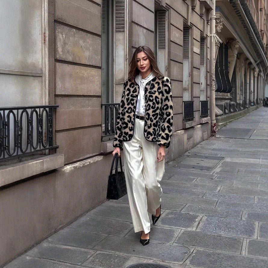 Veste léopard pour femme - Narelle