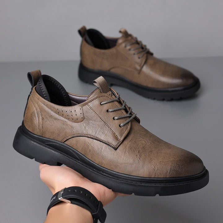 Chaussures casual pour homme en cuir synthétique à semelle robuste - Tomás
