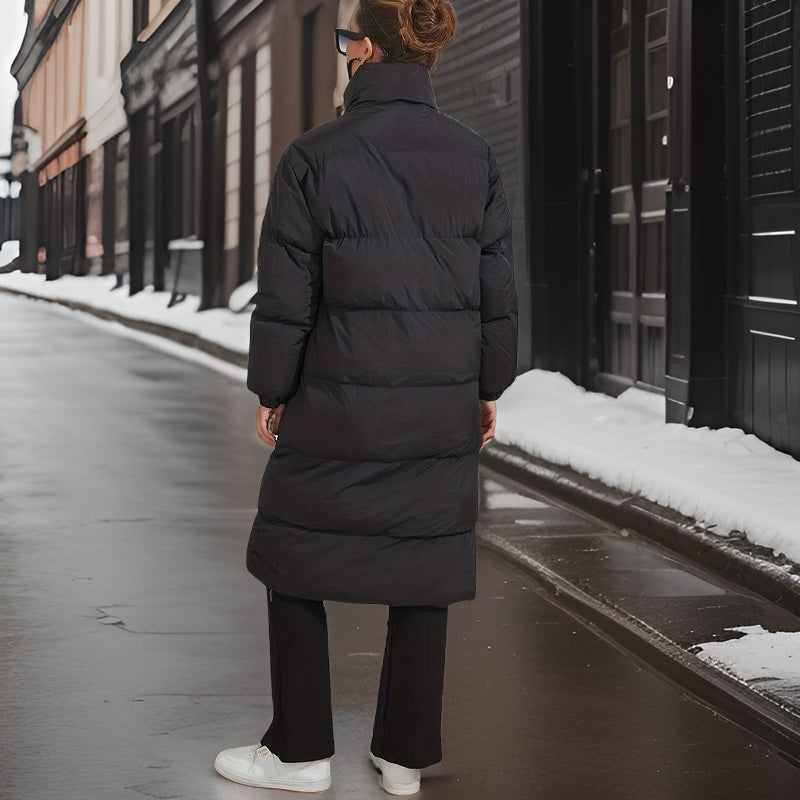 Manteau d'hiver avec col haut