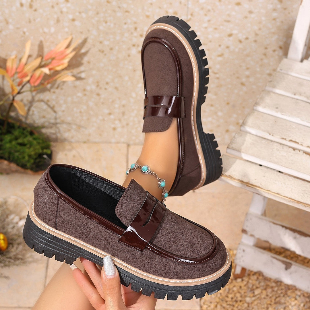 Mocassins femme semelle épaisse - Selene