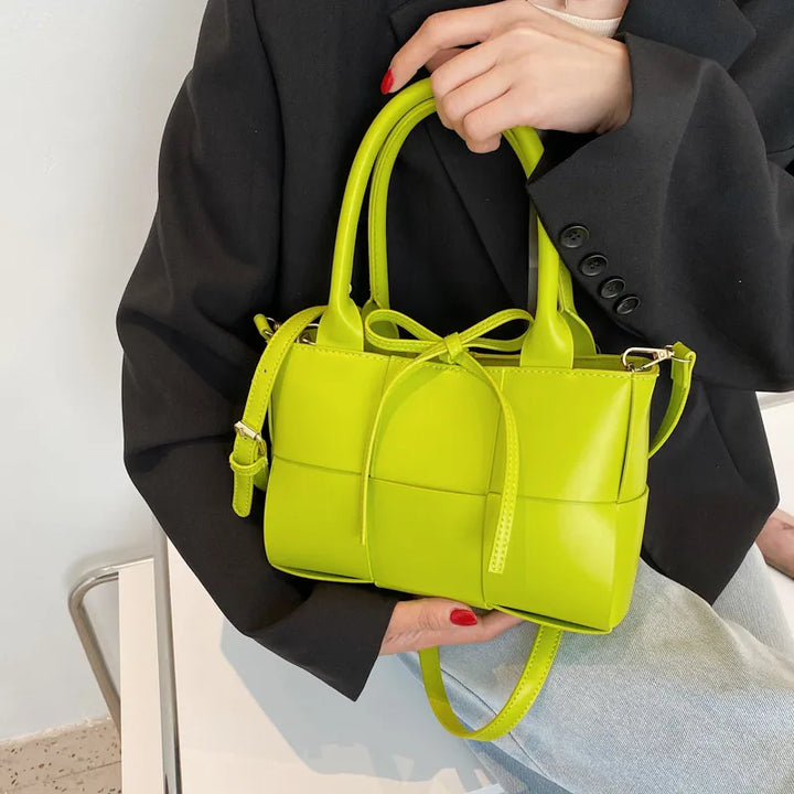 Petit sac à bandoulière à effet tressé pour femme - Lía