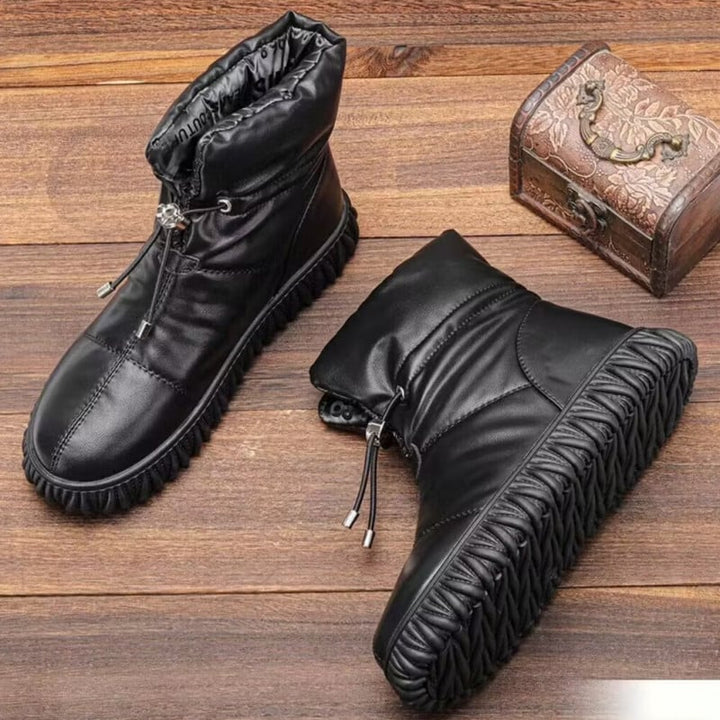 Bottines rembourrées et imperméables à lacets pour femmes - Ivonne