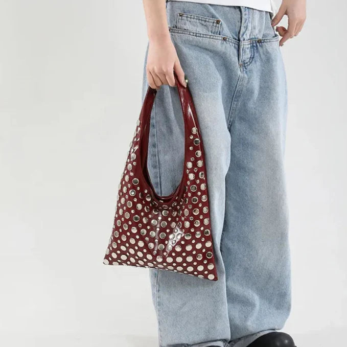 Sac à bandoulière avec détails métalliques - Mariela