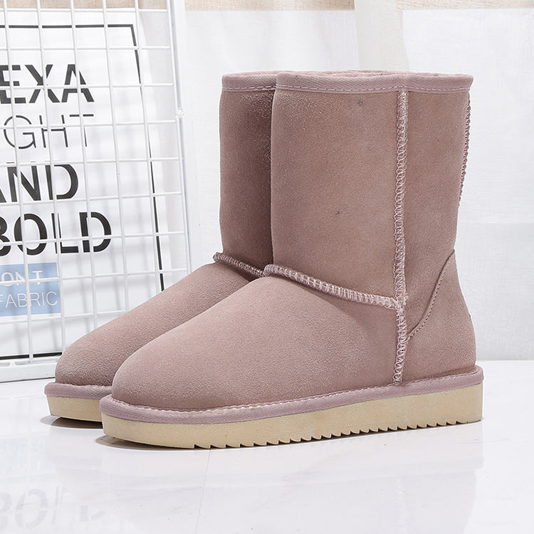 Bottes d'hiver pour femmes en daim avec doublure intérieure chaude - Thalia