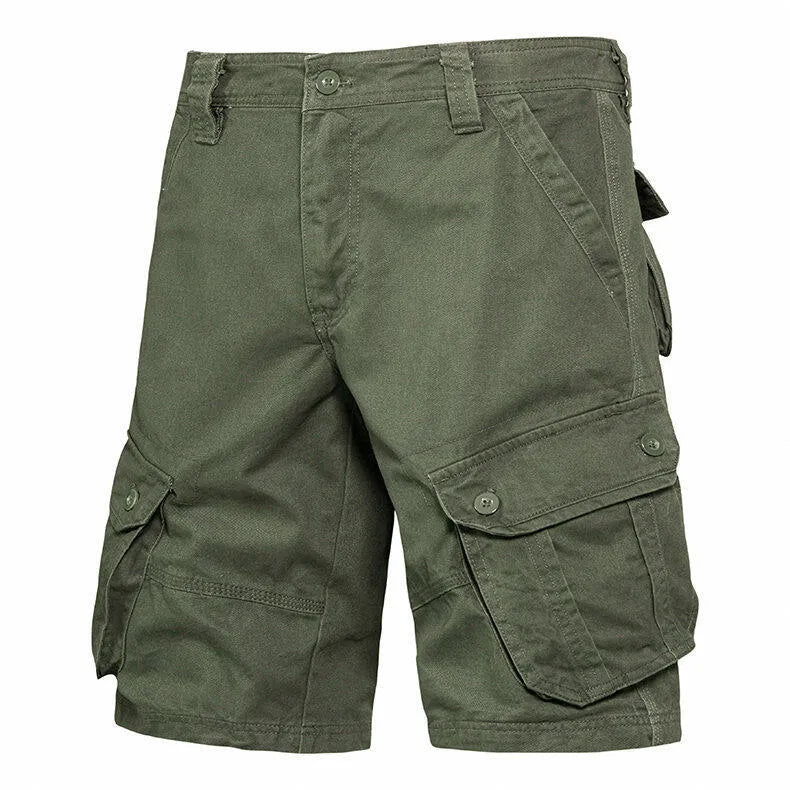 Short décontracté à poches cargo en coton pour hommes - Jason
