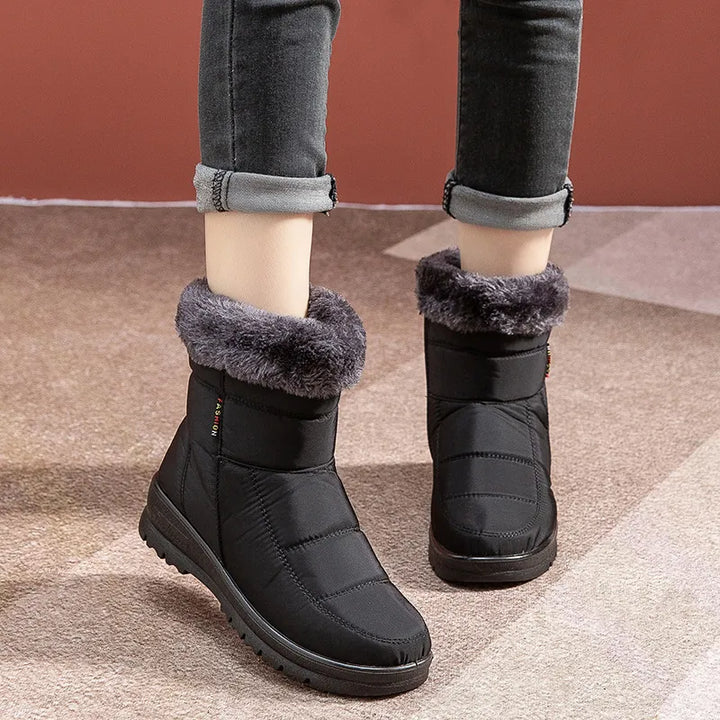 Alyna - Bottes Hivernales pour Femme Chaudes et Confortables