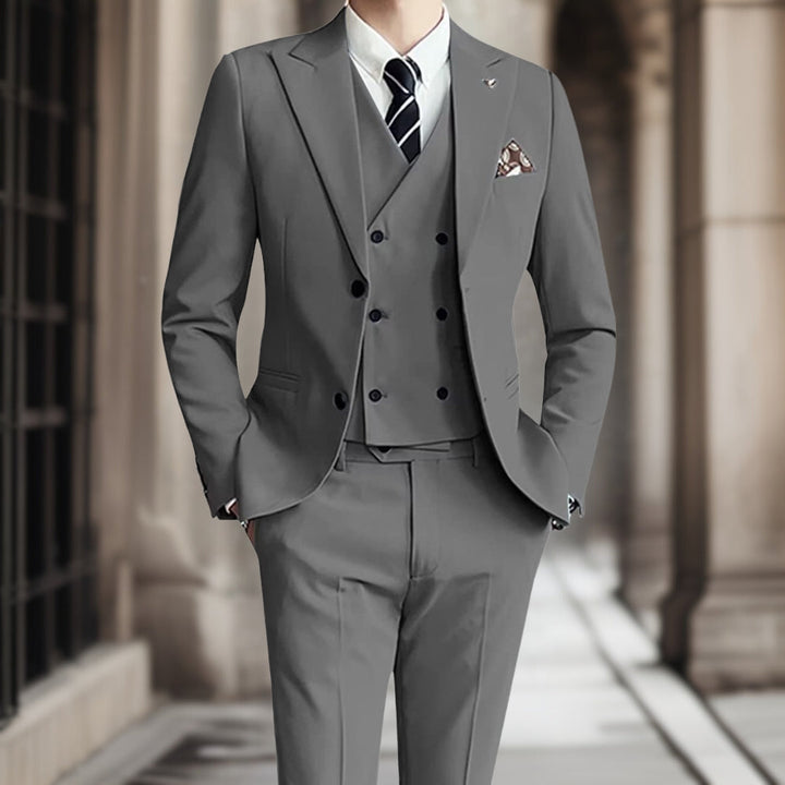 Paolo - Costume de mariage élégant ensemble 3 pièces