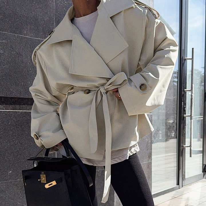 Trench-coat court pour femmes - Alina