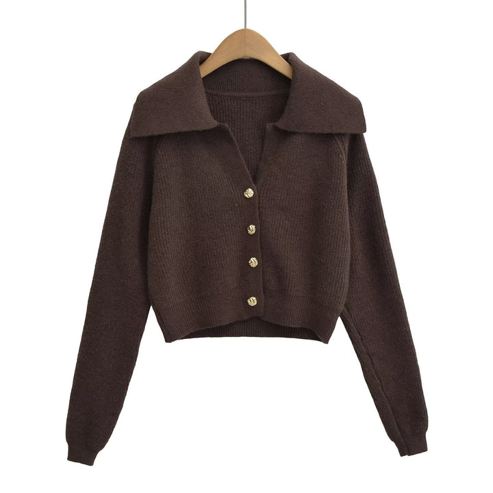 Cardigan à col revers pour femmes - Livia