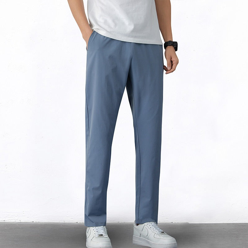 Pantalon slim en tissu extensible pour hommes - Elias