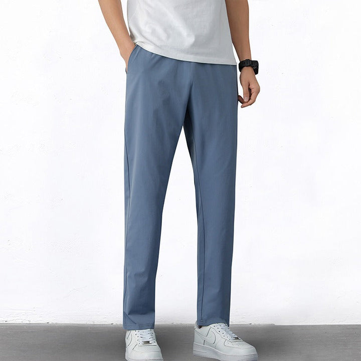 Pantalon slim en tissu extensible pour hommes - Elias