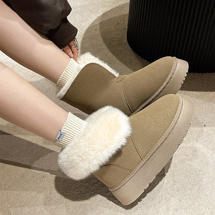 Bottes d'hiver pour femmes avec doublure en peluche - Nina
