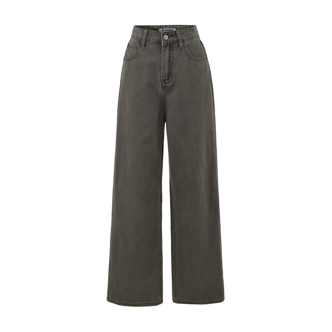 Pantalon large à taille haute pour femmes - Savrelle