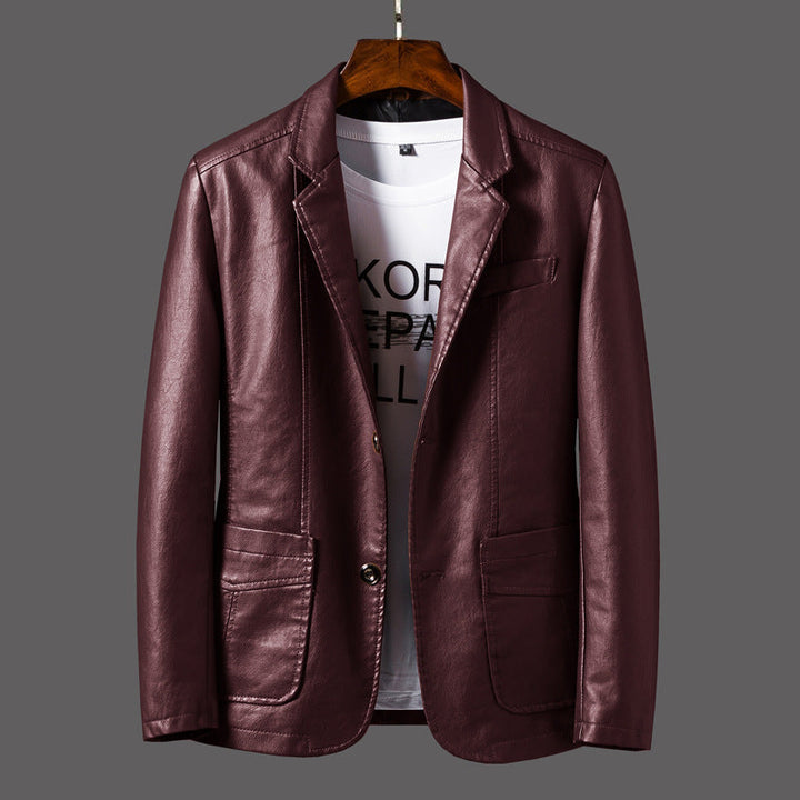 Veste effet cuir lisse homme - Maël